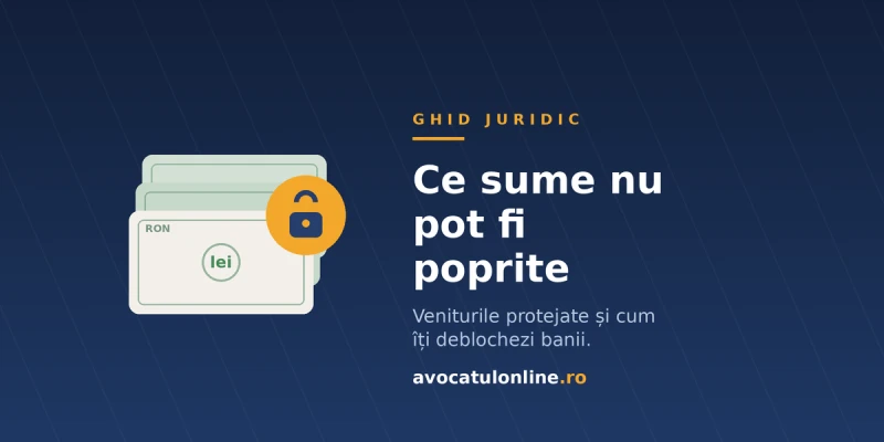 Ce sume nu pot fi poprite: veniturile protejate